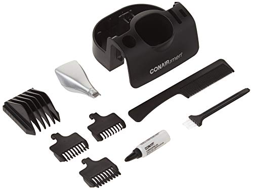 Conair for Men GMT170AC Battery Operated Beard and Moustache Trimmer with Bonus Nose/Ear Trimmer