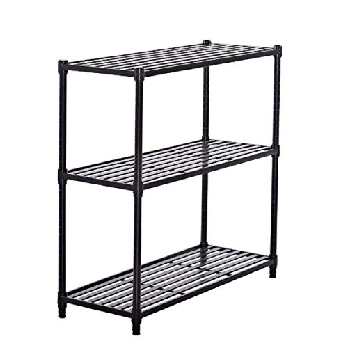 Open Kitchen Shelving. Rust Corrosion Resistant Marquis Slat 35" H x 36" W Unit Starter Open Kitchen Shelving
