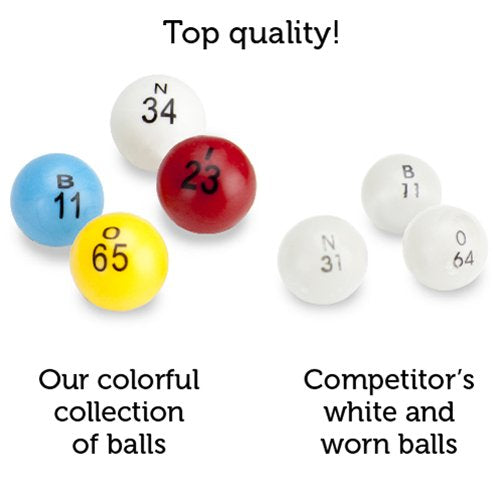 Royal Bingo Supplies Jumbo Bingo Game with 100 Bingo Cards, 500 Bingo Chips and 9'' Drum