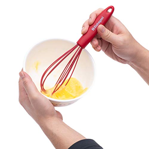 Kiskeyani Silicone Kitchen Utensil Set, Kiskeyani 10-Piece Red Kitchen Utensil Set, BPA-Free Silicone Cooking Utensil, Heat Resistant Kitchen Tools - Red