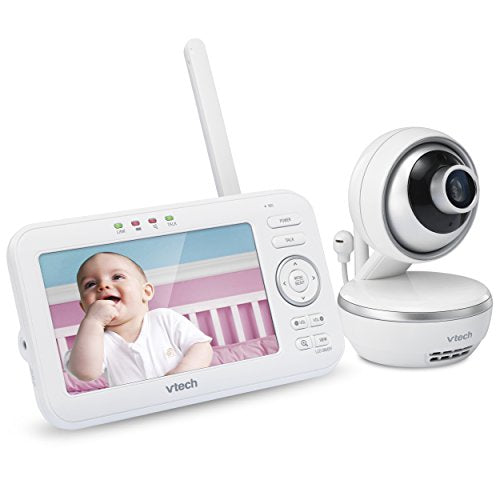 VTech VM5261 5” Digital Video Baby Monitor with 2 Pan & Tilt Cameras