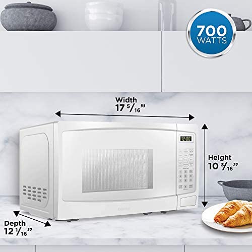 Danby DBMW0720BWW 0.7 Cu.Ft. Countertop Microwave