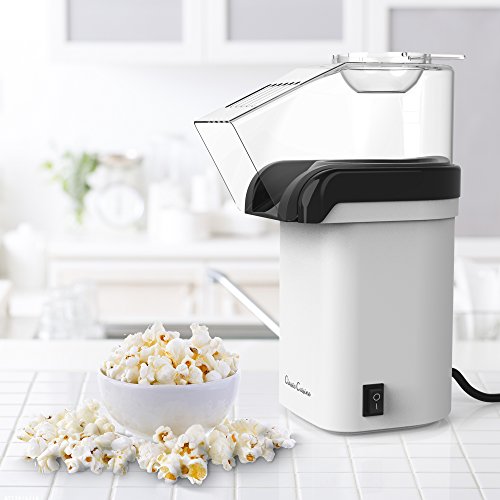 Classic Cuisine 82-KIT1033 Hot Air Popcorn Machine, White