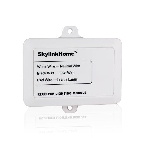 SkylinkHome MD-318 Remote Controllable Wireless Lighting Wire-in On/Off/Dimming Module Light Receiver for Home Automation Control