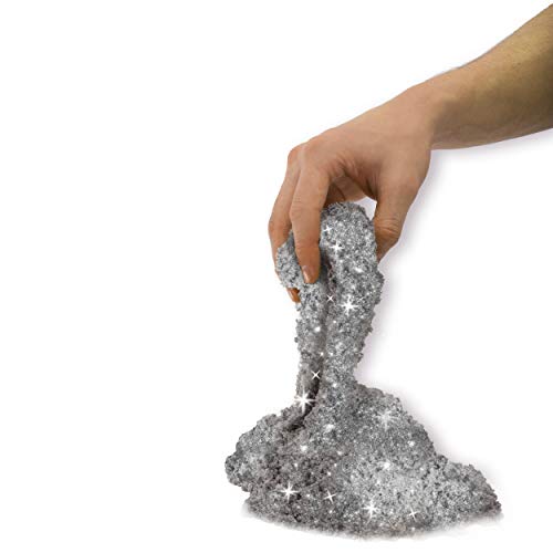 Kinetic Sand, Shimmering Metallic Silver 1lb Pack, for Ages 3 and Up
