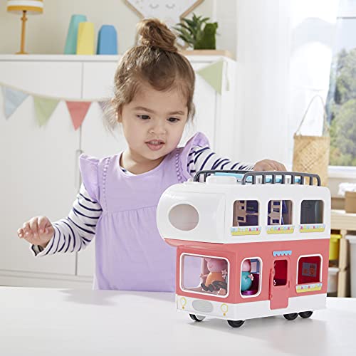 Peppa Pig Peppa’s Adventures Peppa’s Family Motorhome Preschool Toy, Vehicle to RV Playset, Plays Sounds and Music, Ages 3 and up, F2182