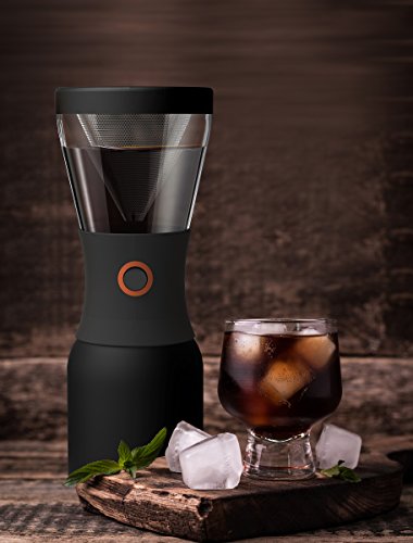 Asobu Coldbrew Portable Cold Brew Coffee Maker with a Vacuum Insulated 40oz Stainless Steel 18/8 Carafe Bpa Free