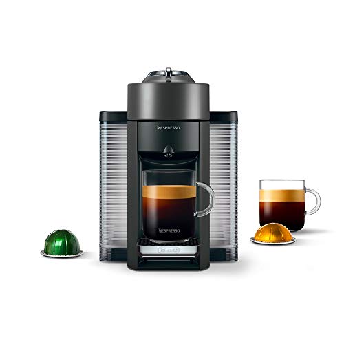 Nespresso Vertuo Evoluo Coffee and Espresso Machine by De'Longhi, Graphite Metal