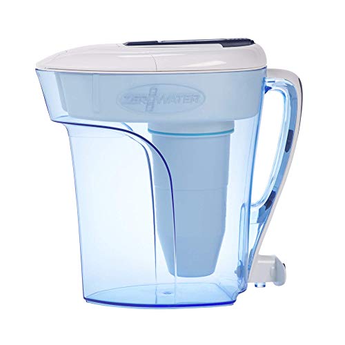 ZeroWater 10 Cup Pitcher with Free TDS Meter (Total Dissolved Solids) - ZP-010