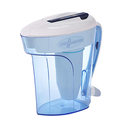 ZeroWater 10 Cup Pitcher with Free TDS Meter (Total Dissolved Solids) - ZP-010