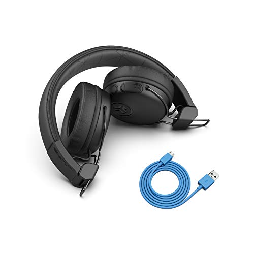 JLab Audio Studio Bluetooth Wireless On-Ear Headphones | 30+ Hour Bluetooth 5 Playtime | EQ3 Sound | Ultra-Plush Faux Leather & Cloud Foam Cushions | Track and Volume Controls
