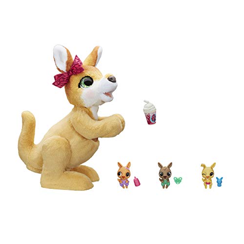 FurReal Mama Josie The Kangaroo Interactive Pet Toy, 70+ Sounds & Reactions, Ages 4 & Up