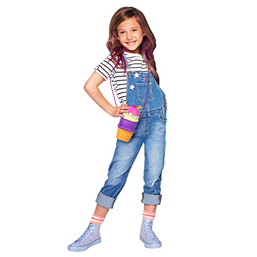 Polly Pocket Spin ‘n Surprise Compact Playset, Ice Cream Cone Shape, Playground Theme, 3 Floors, 25 Surprise Accessories Including Micro Polly & Lila Dolls, Great Gift for Ages 4 Years Old & Up