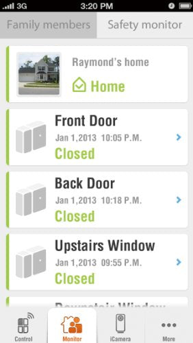 iSmartAlarm Preferred Package Home Security System