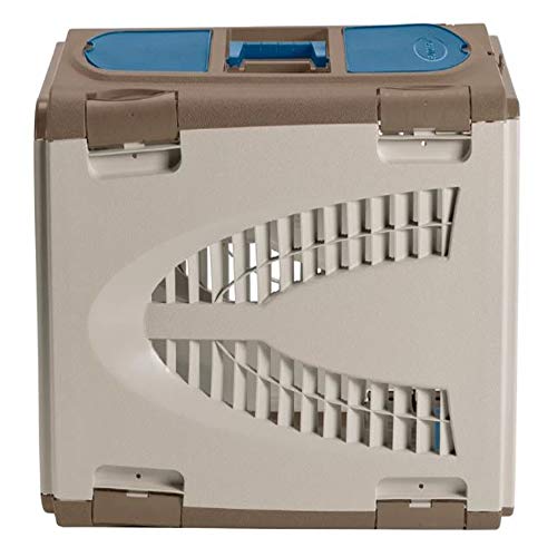 Portable Pet Crate. Olander Portable Pet Crate Easy Access Storage Compartment Comfortable Carry Handle Vented Sides Provide Plenty of Air Circulation