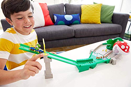 Hot Wheels Mario Kart Piranha Plant Slide Track Set