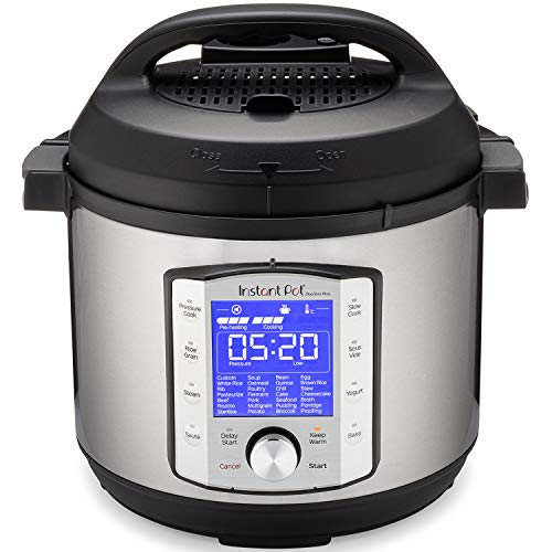 Instant Pot 6QT Duo Evo Plus Electric Pressure Cooker, 6-QT, Stainless Steel/Black