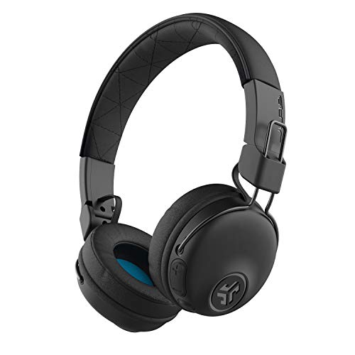 JLab Audio Studio Bluetooth Wireless On-Ear Headphones | 30+ Hour Bluetooth 5 Playtime | EQ3 Sound | Ultra-Plush Faux Leather & Cloud Foam Cushions | Track and Volume Controls