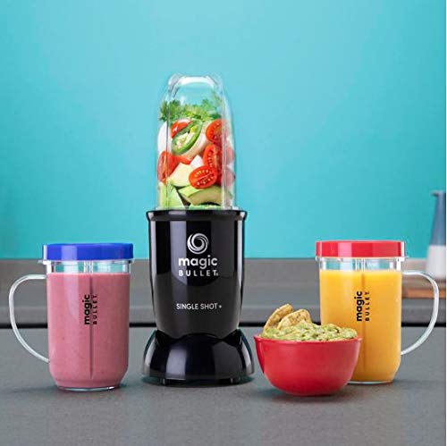 Magic Bullet SINGLE SHOT HI-SPEED BLENDER/MIXER SYSTEM 12 PIECES SMOOTHIES COCKTAILS