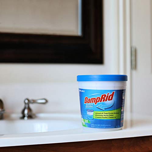 DampRid FG60FS Moisture Absorber, Fresh Scent, 10.5-Ounce, 2-Pack