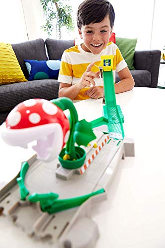 Hot Wheels Mario Kart Piranha Plant Slide Track Set