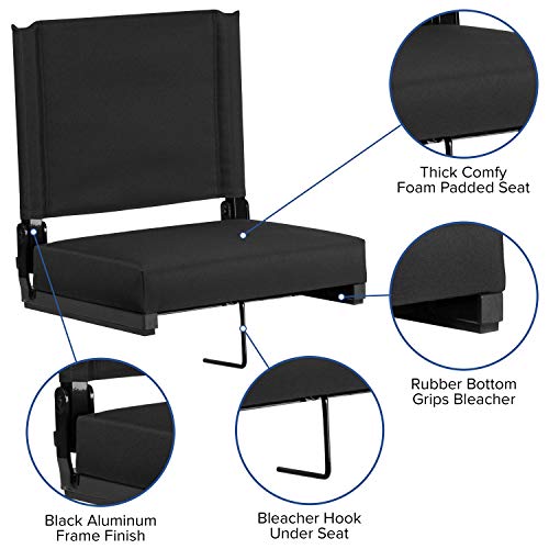 Flash Furniture Grandstand Comfort Seats by Flash with Ultra-Padded Seat