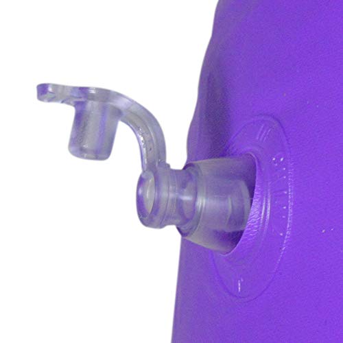 76" Water Sports Inflatable Purple Side By Side Swimming Pool Lounger Raft