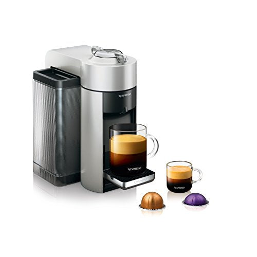 Nespresso Vertuo Coffee and Espresso Machine by De'Longhi - Silver