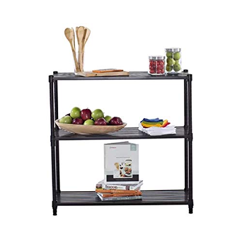 Open Kitchen Shelving. Rust Corrosion Resistant Marquis Slat 35" H x 36" W Unit Starter Open Kitchen Shelving