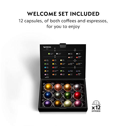 Nespresso Vertuo Evoluo Coffee and Espresso Machine by De'Longhi, Graphite Metal