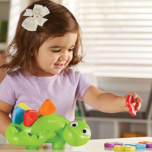 Learning Resources Steggy the Fine Motor Dino, Montessori Toys, Color Recognition, Developmental Toys, Fine Motor Toy, Ages 2+
