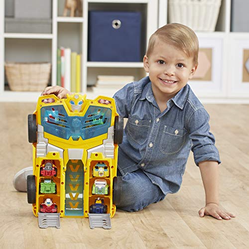 Hasbro Playskool Heroes Rescue Robots Flip Racers Bumblebee Track Tower