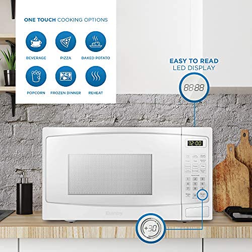Danby DBMW0720BWW 0.7 Cu.Ft. Countertop Microwave
