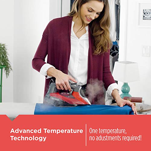 BLACK+DECKER Steam Iron, Tangle-Free Retractable Cord