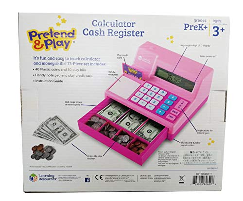 Learning Resources Pretend & Play Calculator Cash Register