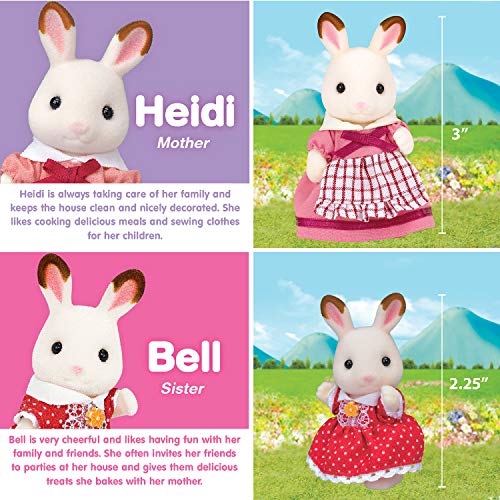 Calico Critters Red Roof Country Home Gift Set, Dollhouse Playset, Furniture and Accessories Included