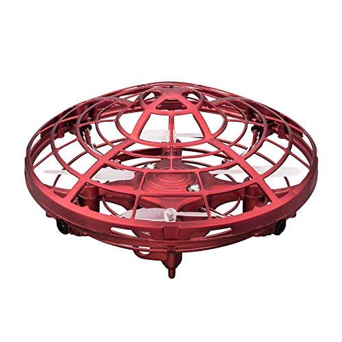 Hover Star Motion Controlled Drone | Mini Copter | Hand Commands | Rechargeable (Red)