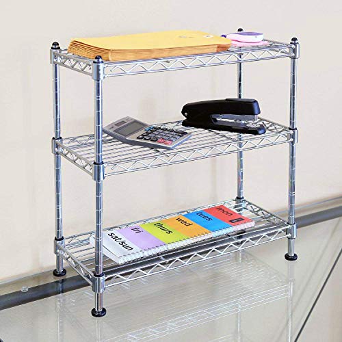 Seville Classics 3 Shelf Cabinet Organizer, 17.5 by 7.5 by 18.5-Inch