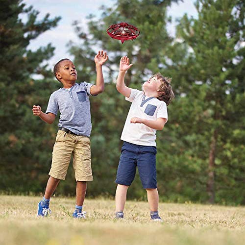 Hover Star Motion Controlled Drone | Mini Copter | Hand Commands | Rechargeable (Red)