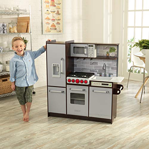 KidKraft 53426 Ultimate Elite Play Kitchen with Ez Kraft Assembly