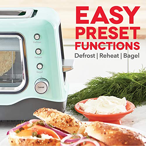 Dash DVTS501AQ Toaster, 2 Slice, Aqua
