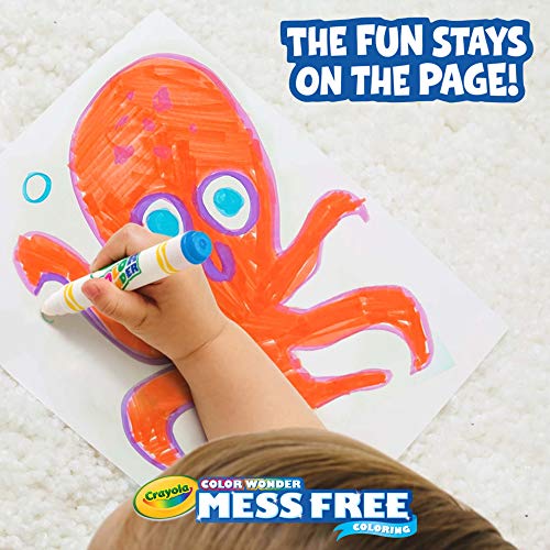 Crayola Color Wonder Mess Free Art Kit, Mess Free Colouring, Washable, No Mess, for Girls and Boys, Gift for Boys and Girls, Kids, Ages 3, 4, 5,6 and Up, Summer Travel, Cottage, Camping, on-the-go,  Arts and Crafts,  Gifting