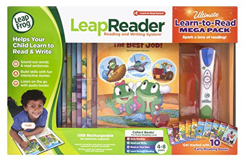 LeapFrog LeapReader System Learn to Read 10 Book Bundle (English Version)
