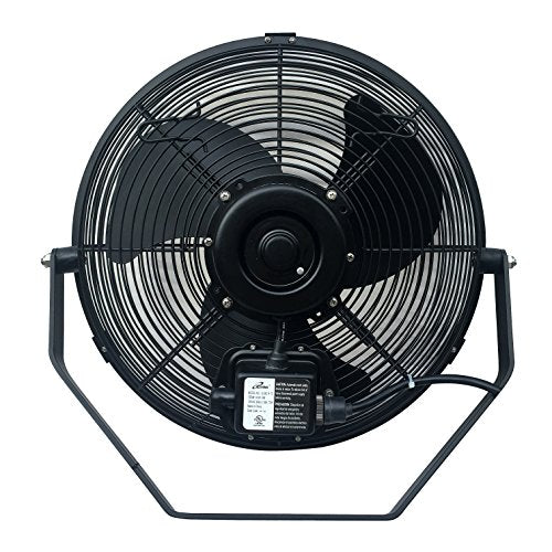 iLIVING ILG8E14-15 Wall Mount Outdoor Waterproof Fan, 14", Black