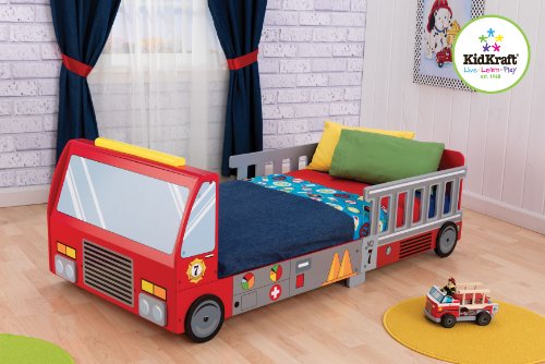 KidKraft 76021 FireTruck Toddler Cot