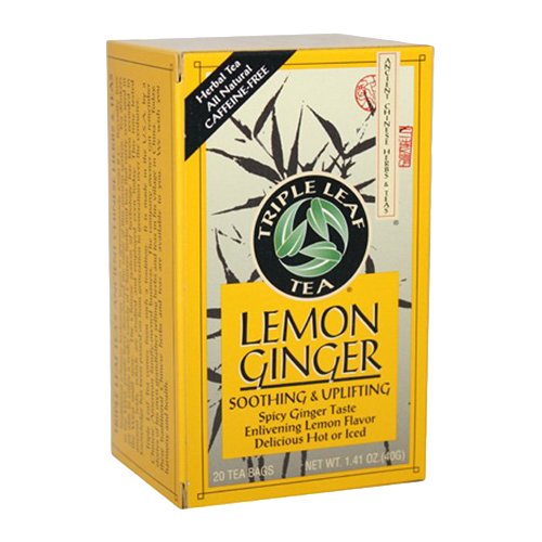 Triple Leaf Tea 1565829 Lemon Ginger 20 Tea Bags