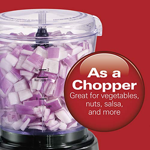 Hamilton Beach 12 Function Blender &Amp; Chopper with Mess-Free 4 Home Good
