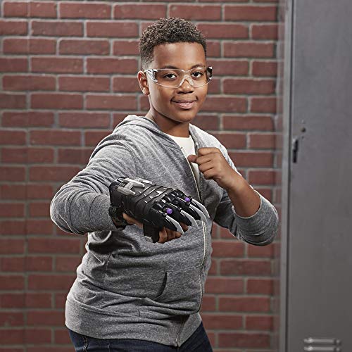 Nerf Power Moves Marvel Avengers Black Panther Power Slash Claw Nerf Dart-Launching Toy for Kids Roleplay, Toys for Kids Ages 5 and Up