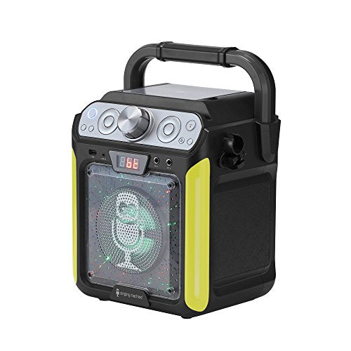 Singing Machine SML682BTBK Groove Cube CDG Karaoke System