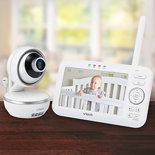 VTech VM5261 5” Digital Video Baby Monitor with 2 Pan & Tilt Cameras